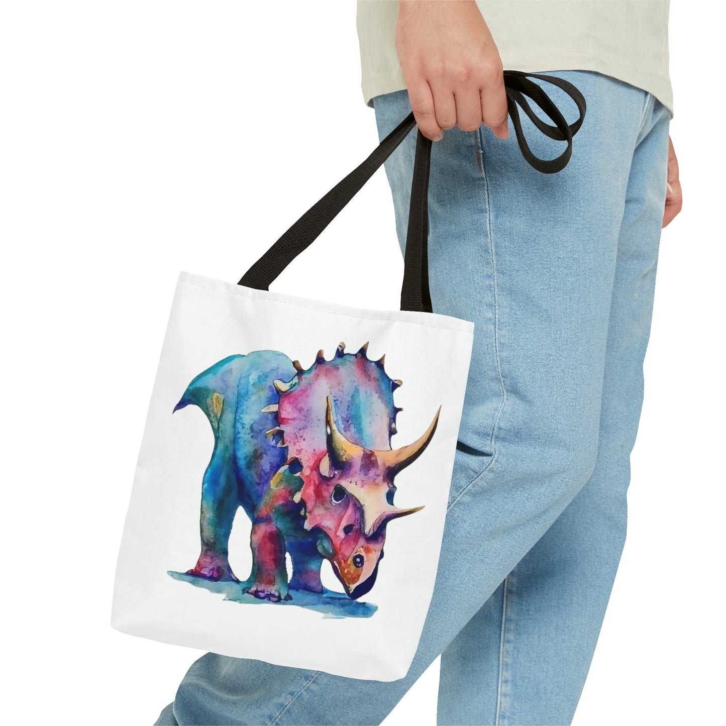 Triceratops Splendor: Tote Bag
