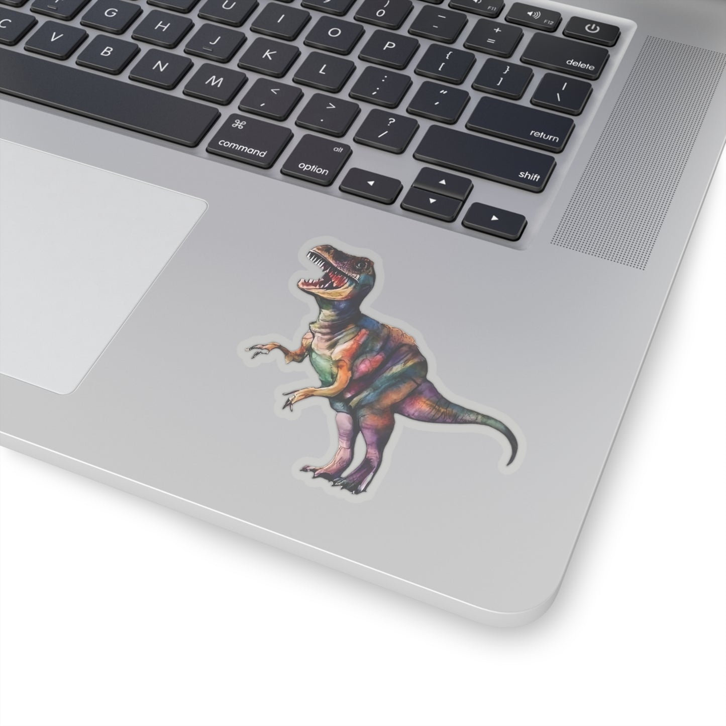 T-Rex Fusion of Art and Style: Kiss Cut Sticker