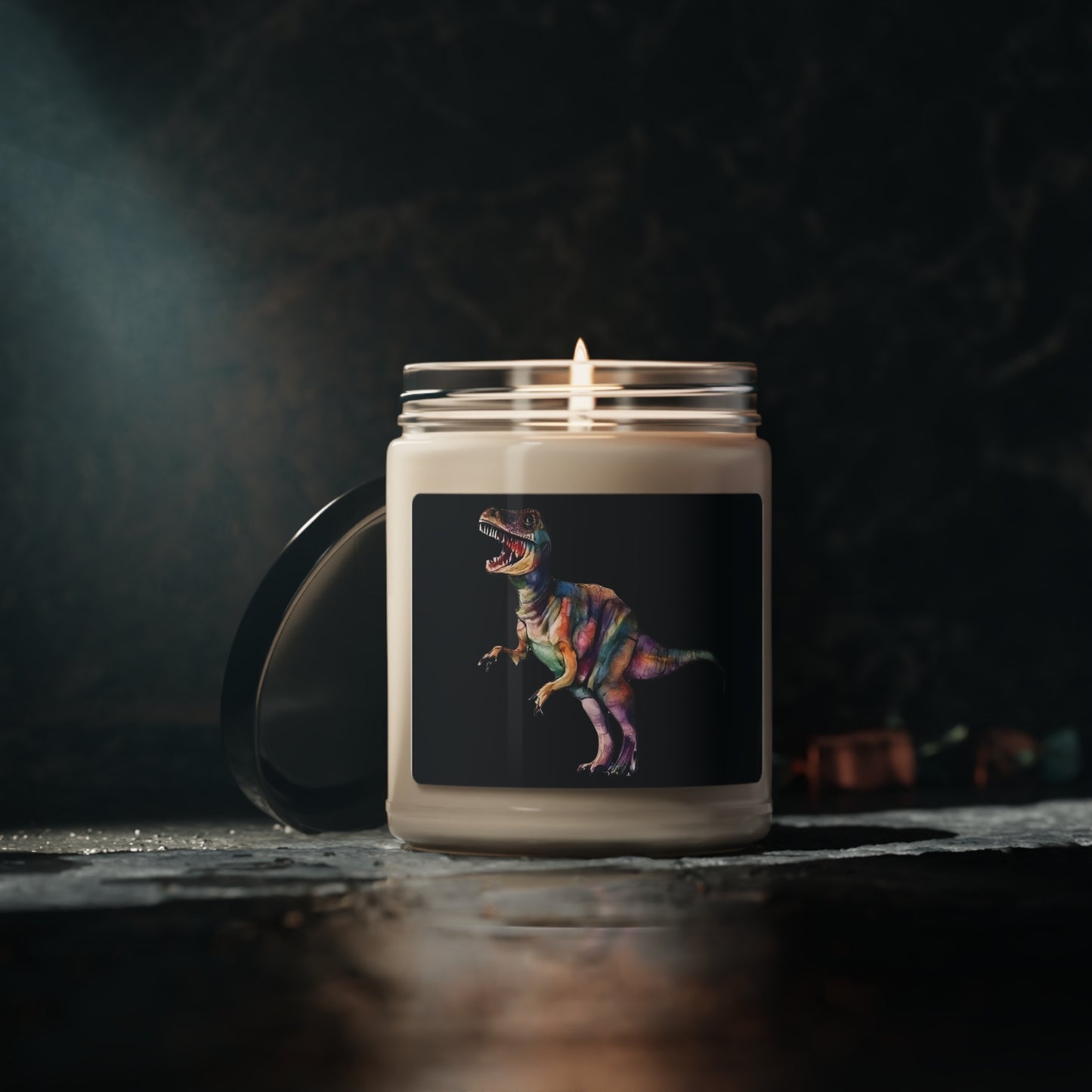 T-Rex Fusion of Art and Style: Scented Soy Candle, 9oz