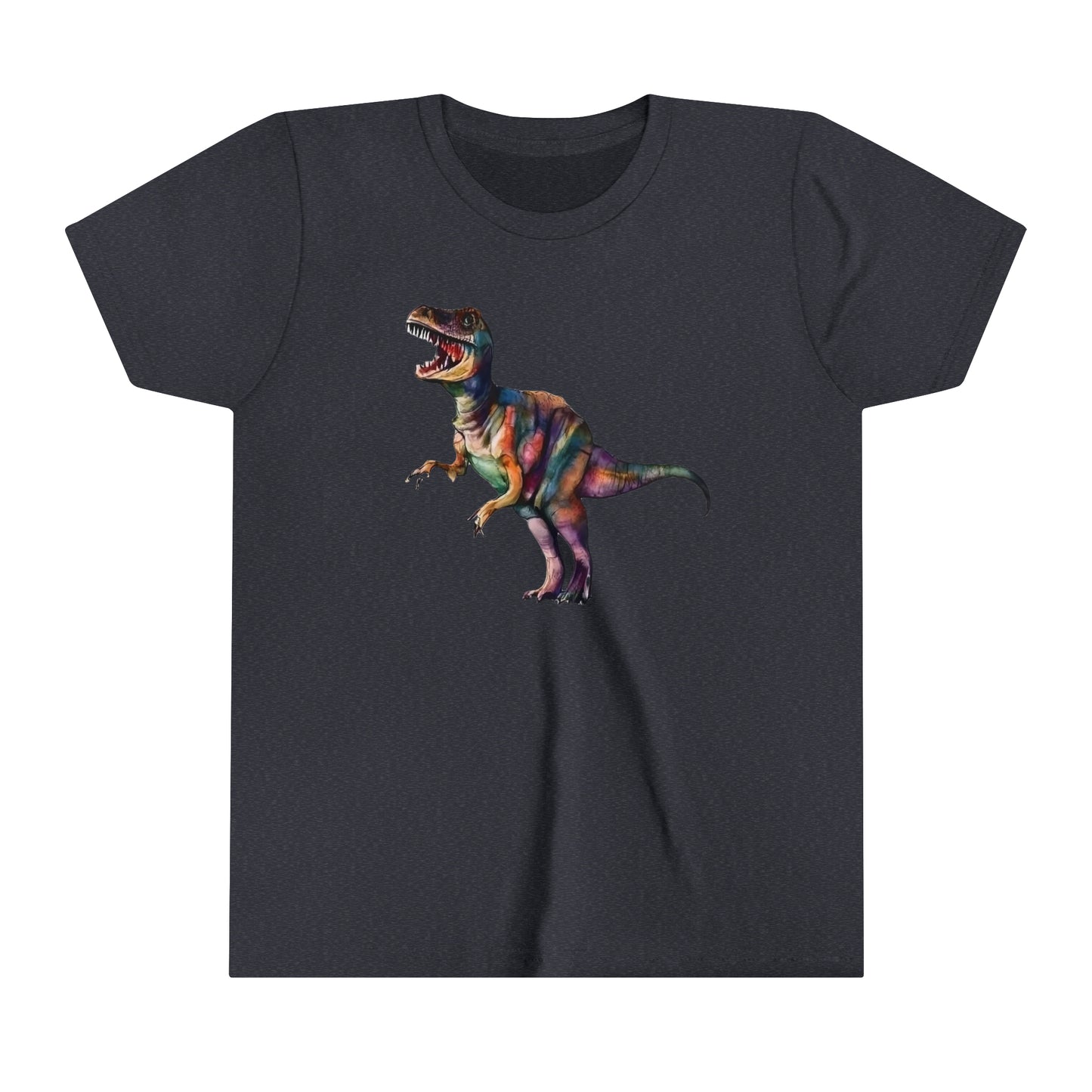 T-Rex Fusion of Art and Style: Youth Short Sleeve Tee