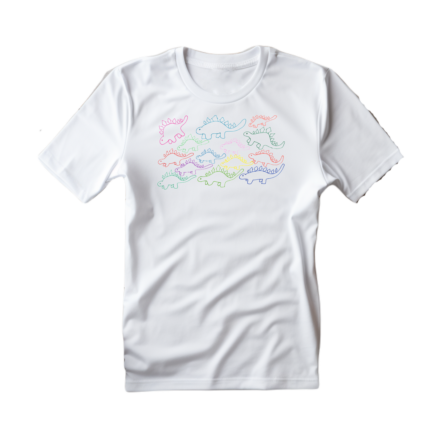 Colorblast Stegosauruses: Unisex T-Shirt