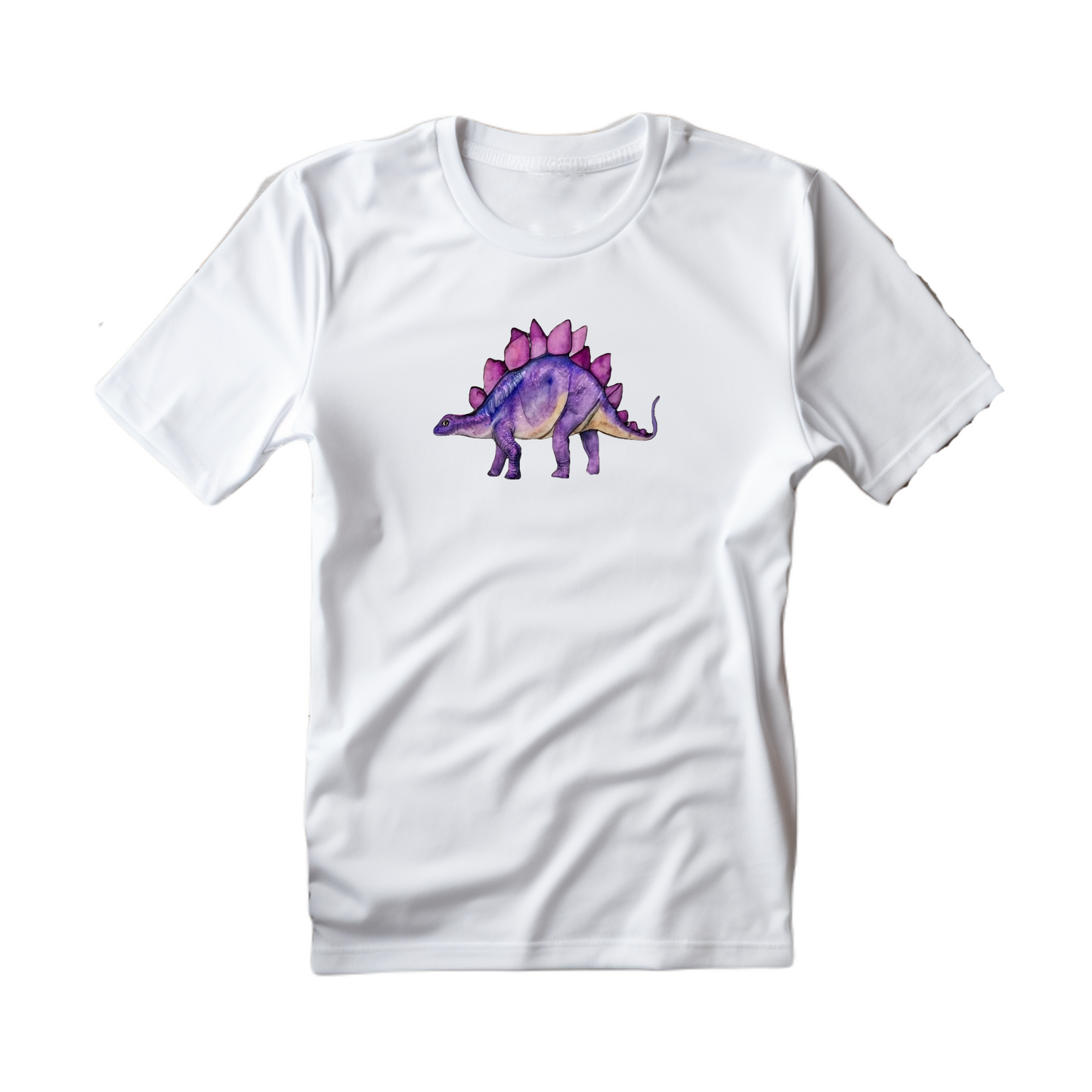 Dreamy Lavender Stegosaurus: Unisex T-Shirt