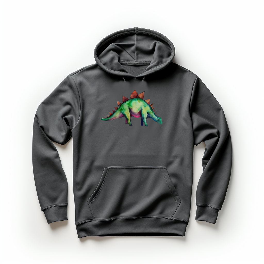 Stegosaurus Resurgence: Unisex Hooded Sweatshirt