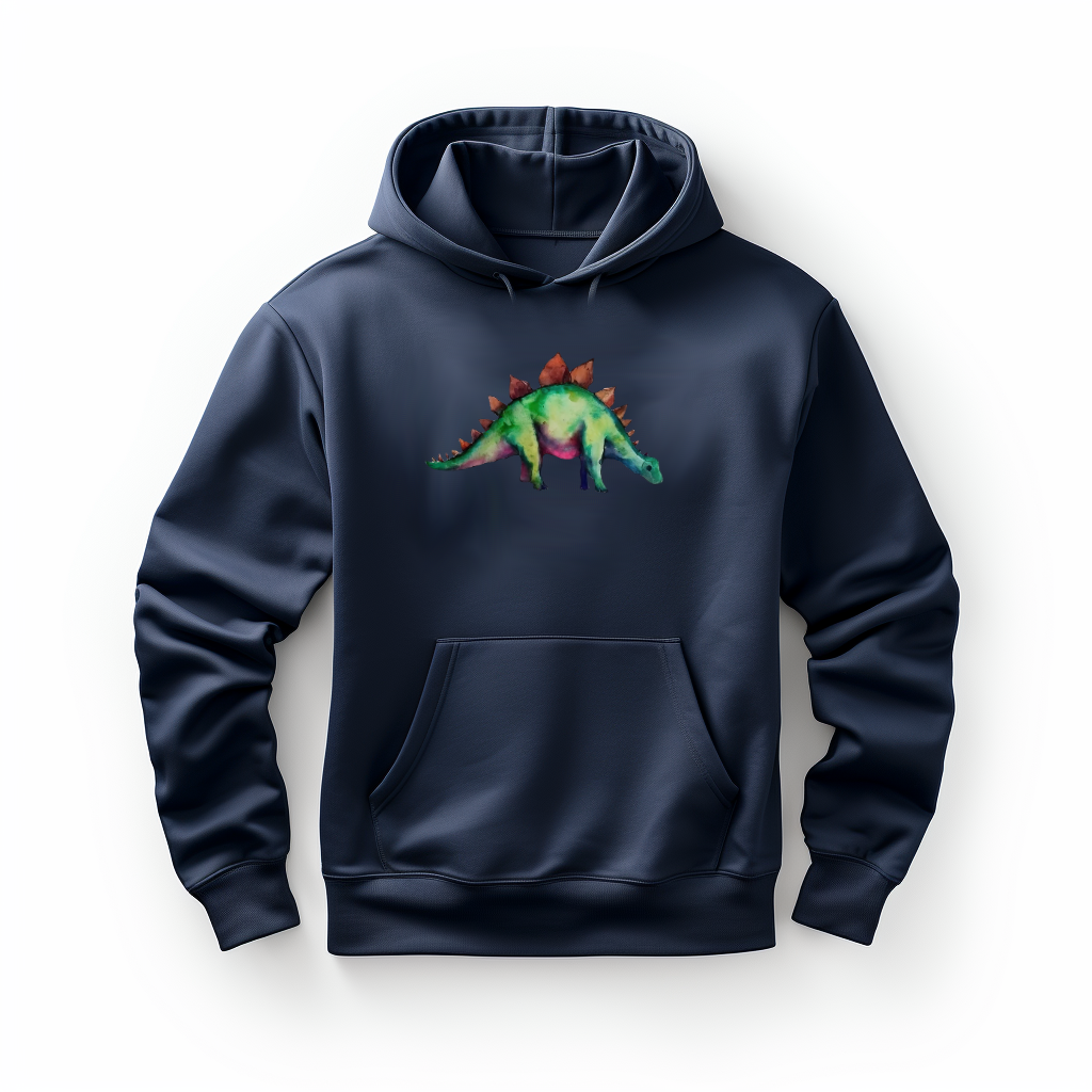 Stegosaurus Resurgence: Unisex Hooded Sweatshirt