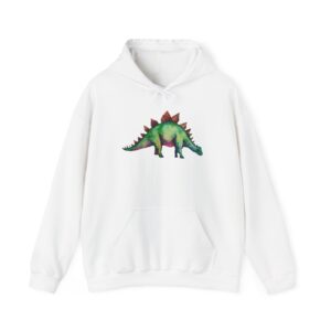 Stegosaurus Resurgence: Unisex Hooded Sweatshirt
