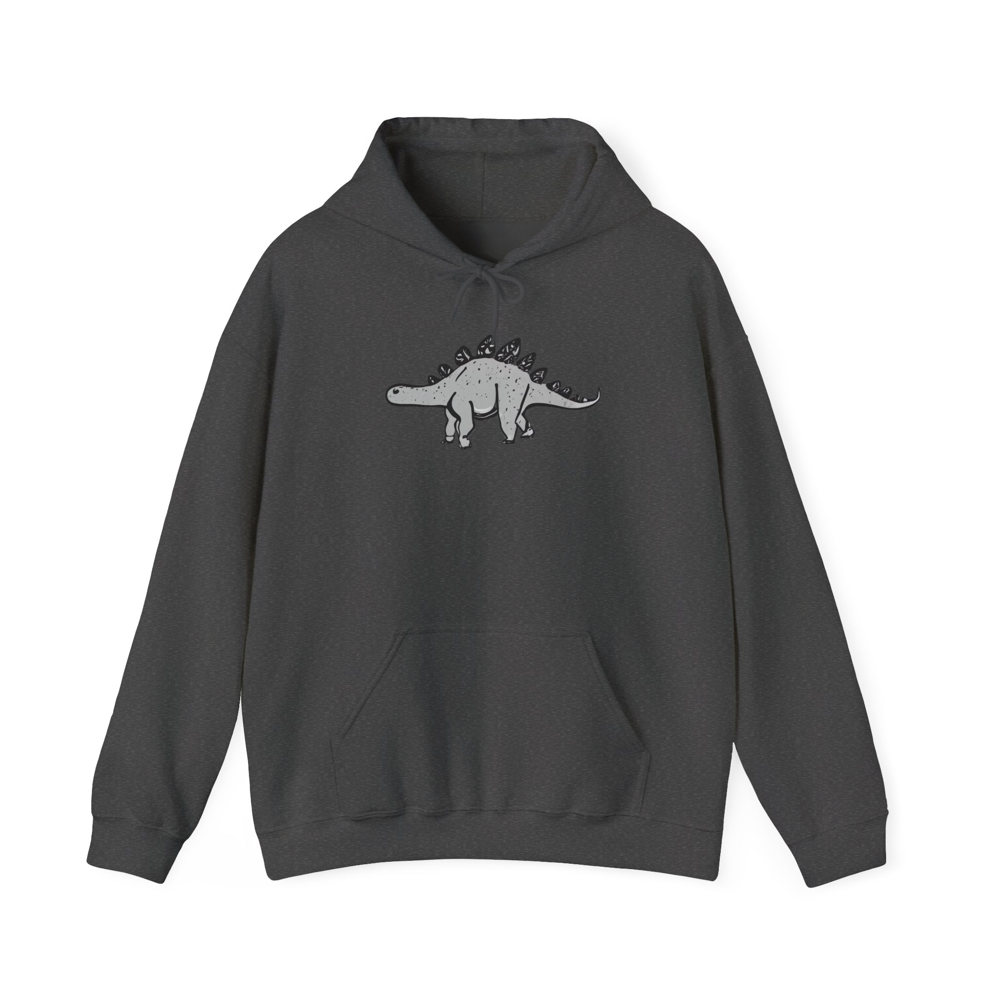 Sleek Stegosaurus: Unisex Hooded Sweatshirt - Image 9