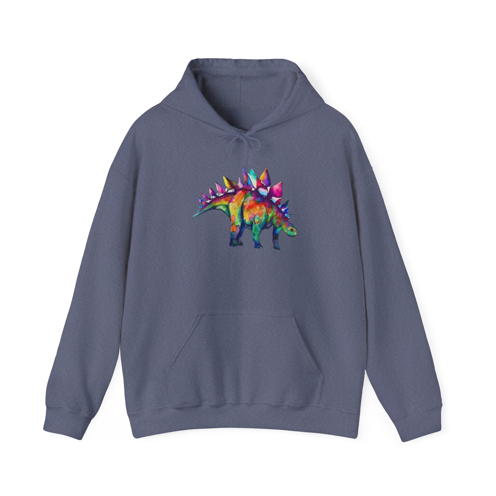 Punk Stegosaurus: Unisex Hooded Sweatshirt - Image 13
