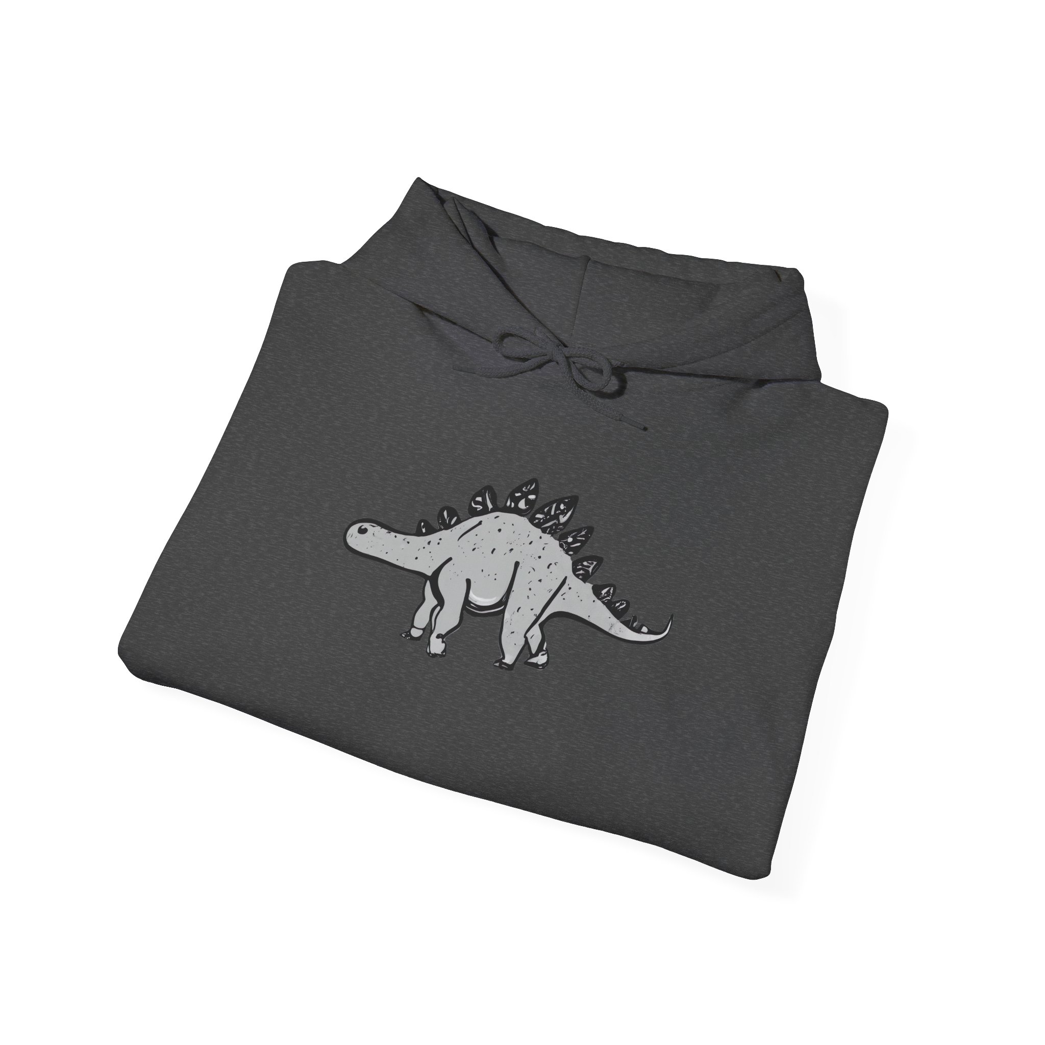 Sleek Stegosaurus: Unisex Hooded Sweatshirt - Image 12