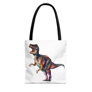 T-Rex Fusion of Art and Style: Tote Bag