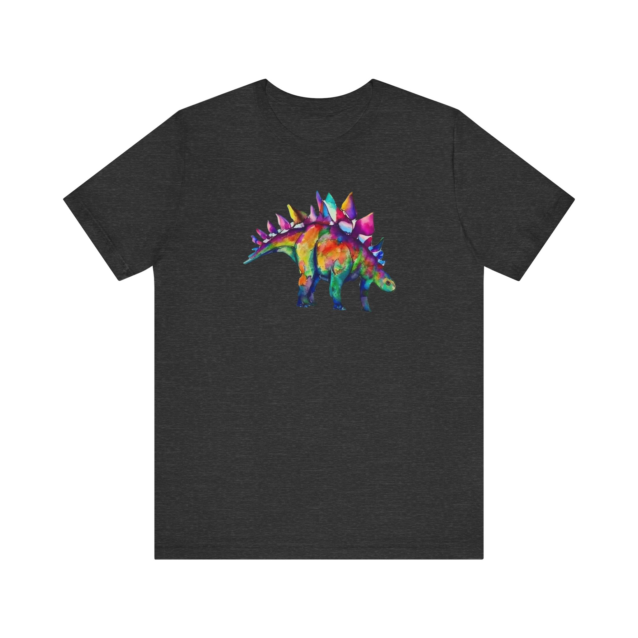 Punk Stegosaurus: Unisex T-Shirt - Image 9