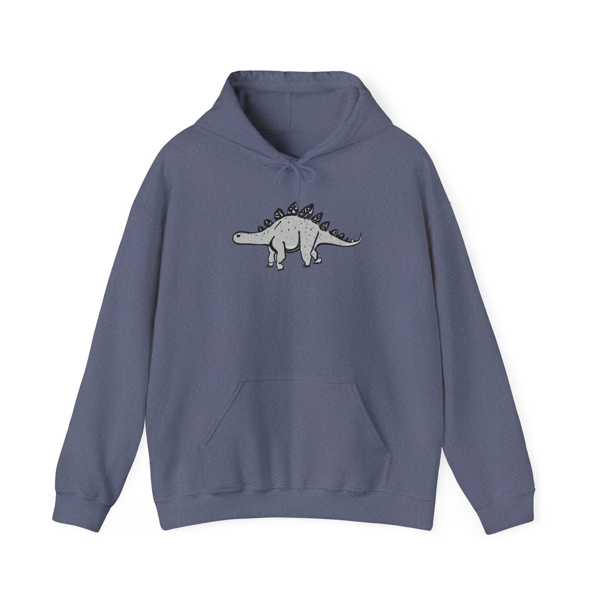 Sleek Stegosaurus: Unisex Hooded Sweatshirt - Image 13