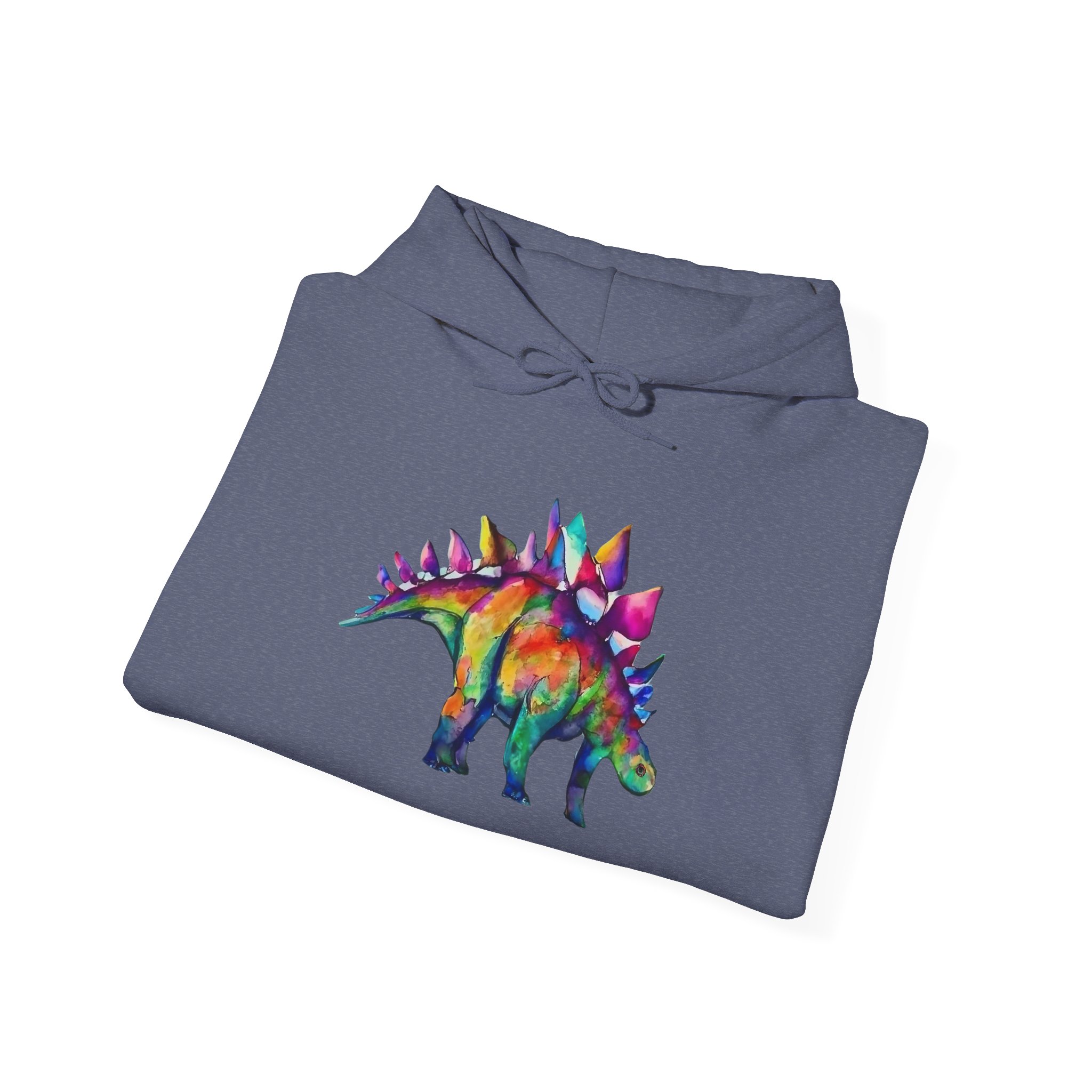 Punk Stegosaurus: Unisex Hooded Sweatshirt - Image 16