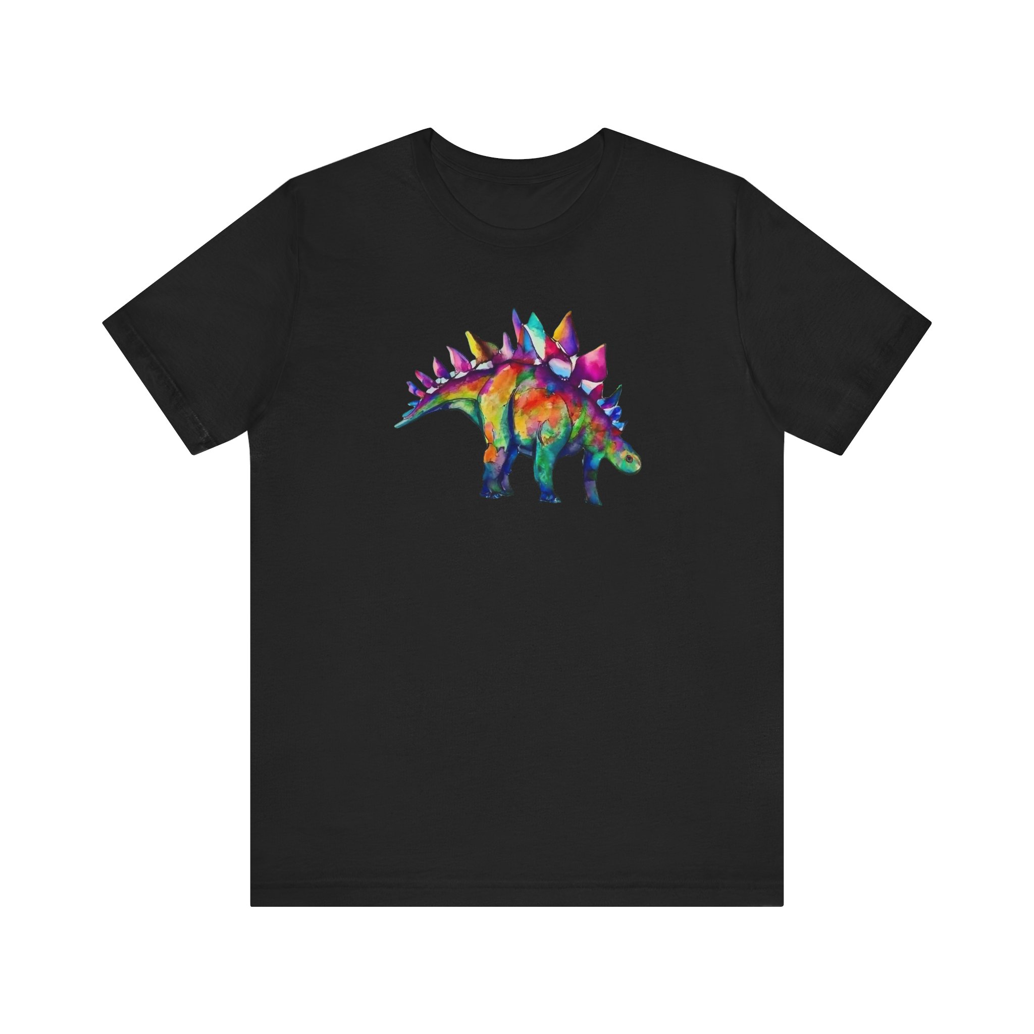 Punk Stegosaurus: Unisex T-Shirt - Image 2