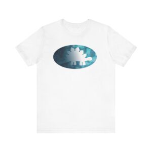 Oval Bokeh Stegosaurus Unisex T-Shirt