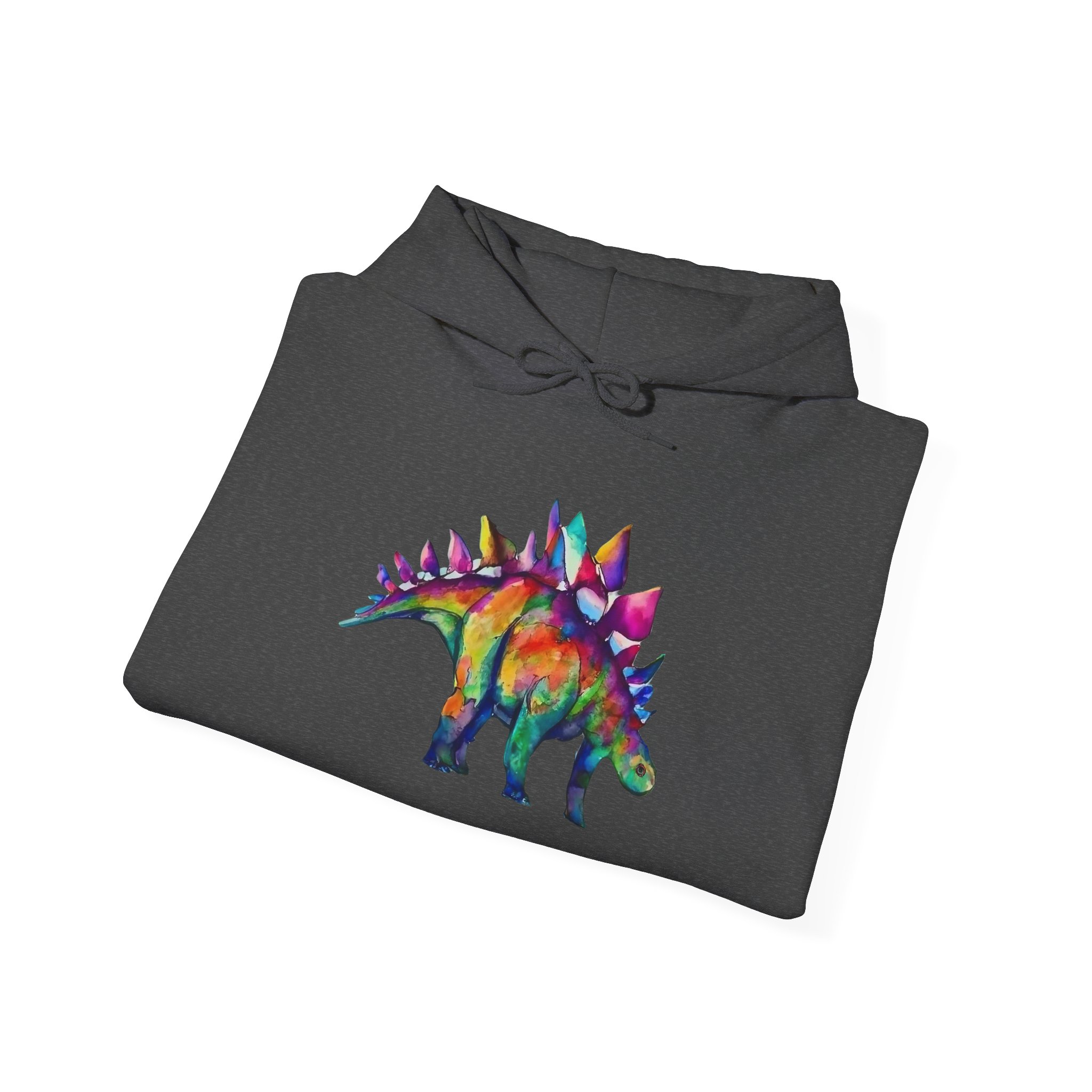Punk Stegosaurus: Unisex Hooded Sweatshirt - Image 12
