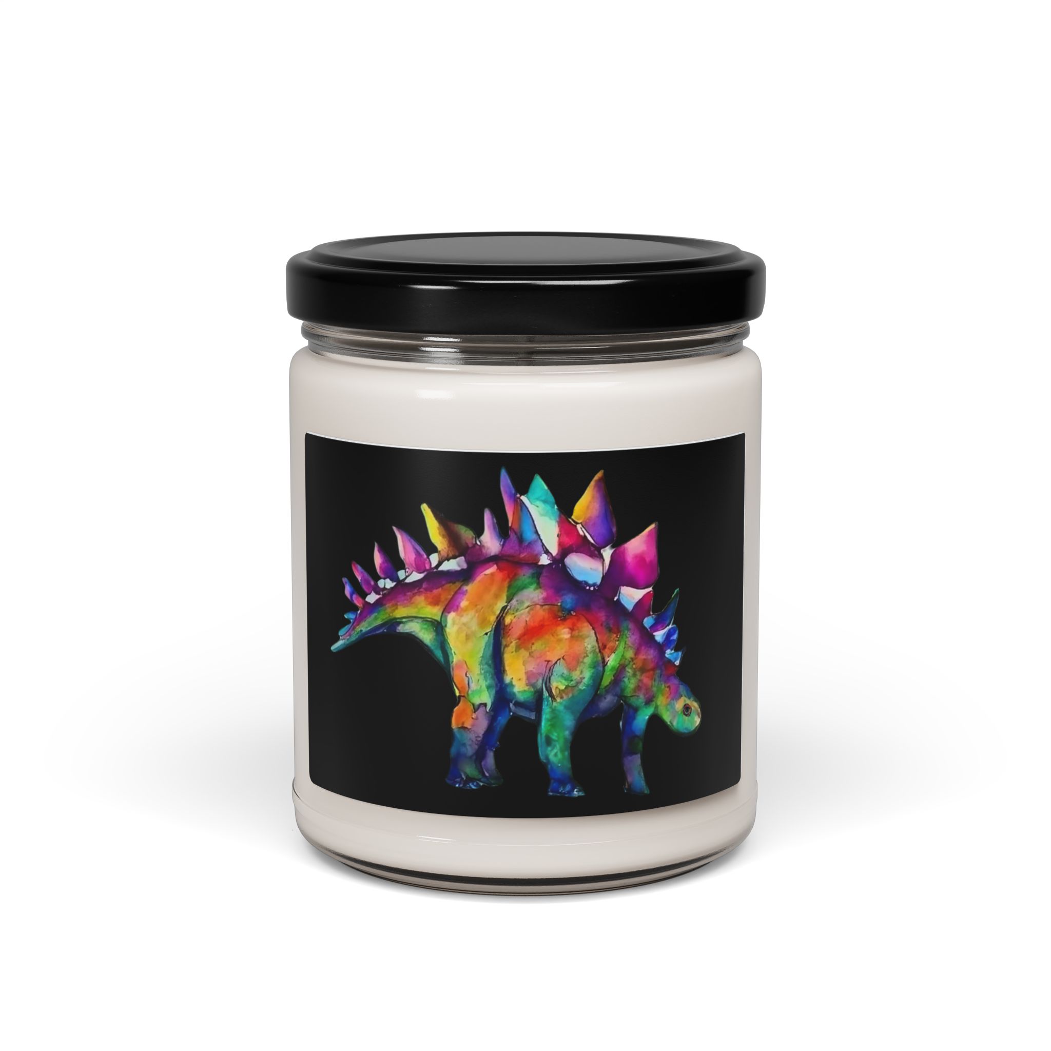Punk Stegosaurus: Scented Soy Candle, 9oz; Dinosaur Candle - Image 9