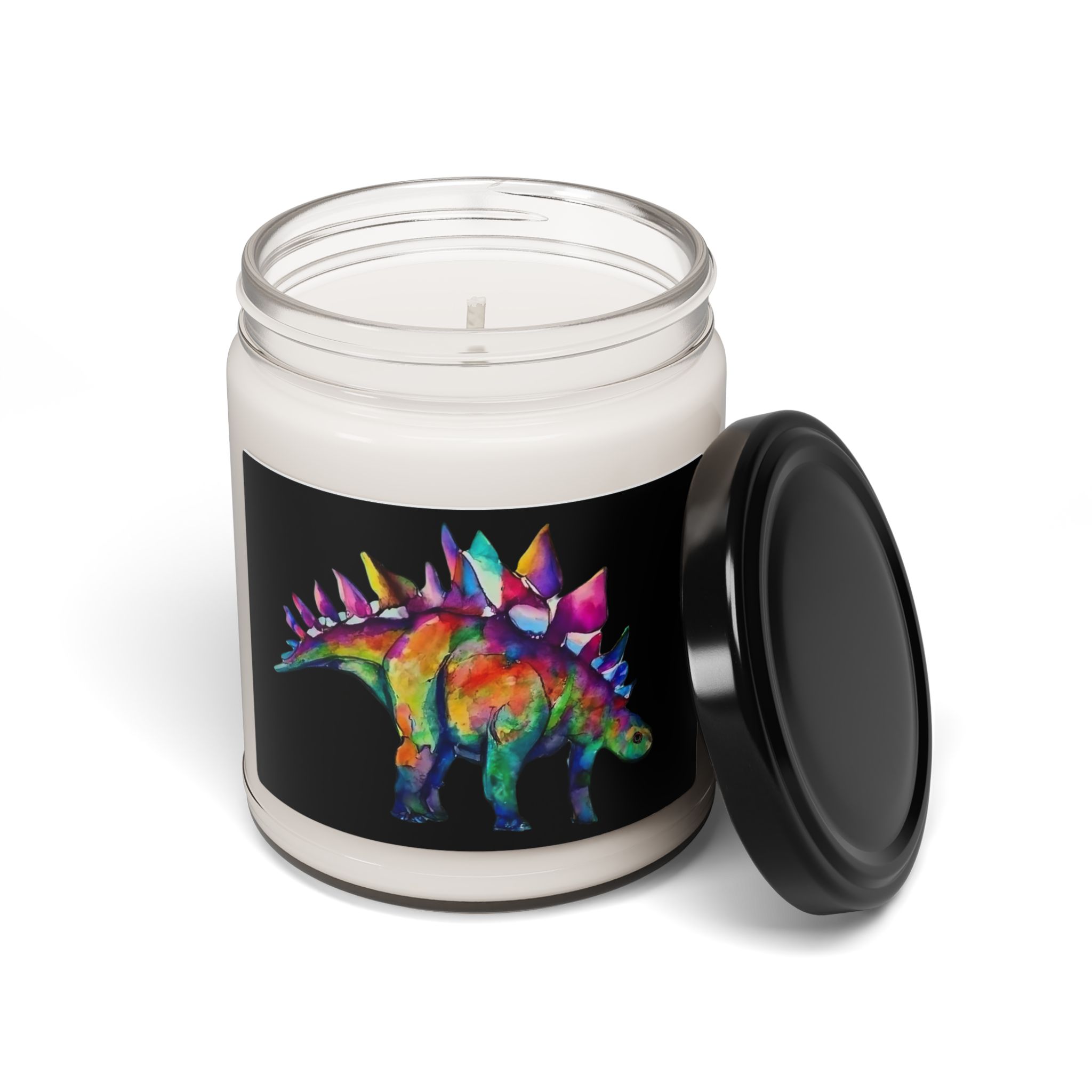 Punk Stegosaurus: Scented Soy Candle, 9oz; Dinosaur Candle - Image 18