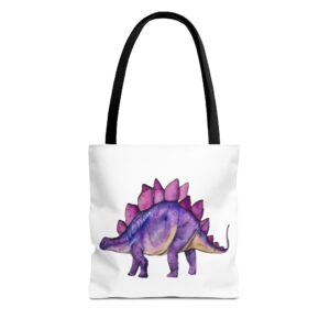 Dreamy Lavender Stegosaurus: Tote Bag