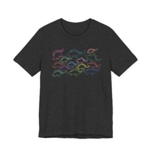 Colorblast Stegosauruses: Unisex T-Shirt