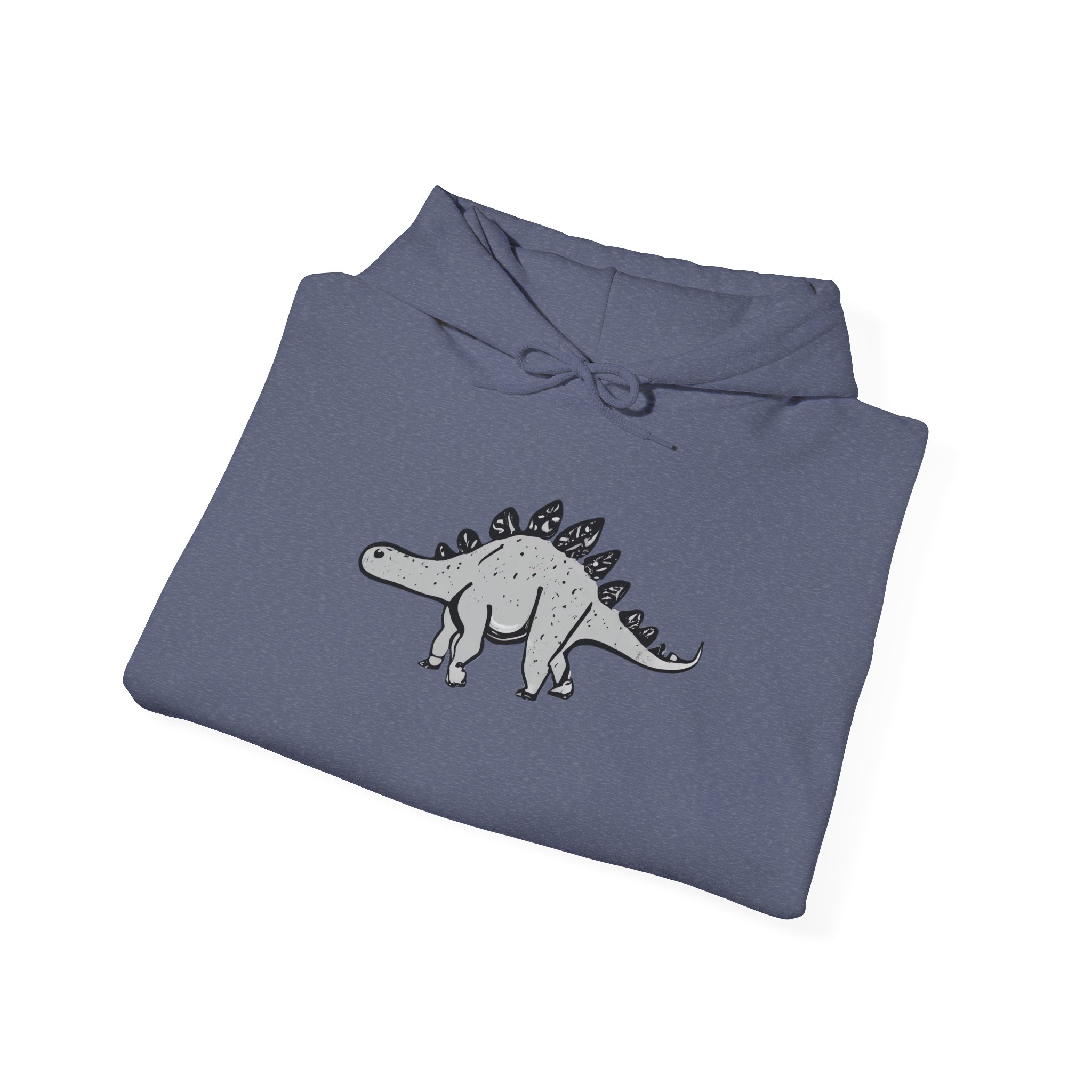 Sleek Stegosaurus: Unisex Hooded Sweatshirt - Image 16