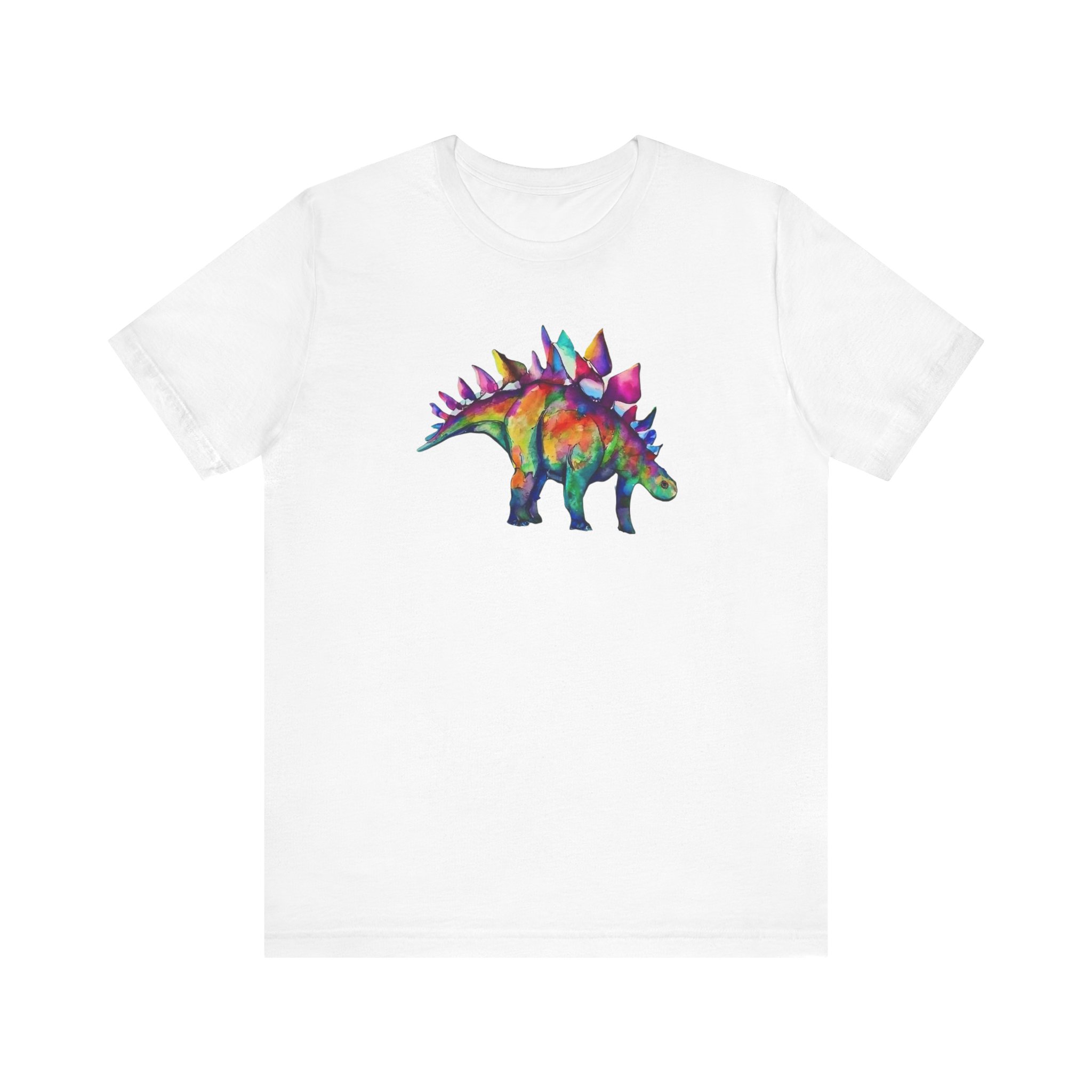 Punk Stegosaurus: Unisex T-Shirt - Image 5